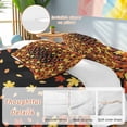thumbnail image 2 of Maple Leaf Duvet Cover Set Queen Size, Thanksgiving Fall Leaves 4 Piece Soft Microfiber Bedding Set with 1 Duvet Cover, 1 Flat Sheet, 2 Pillowcases, 2 of 9
