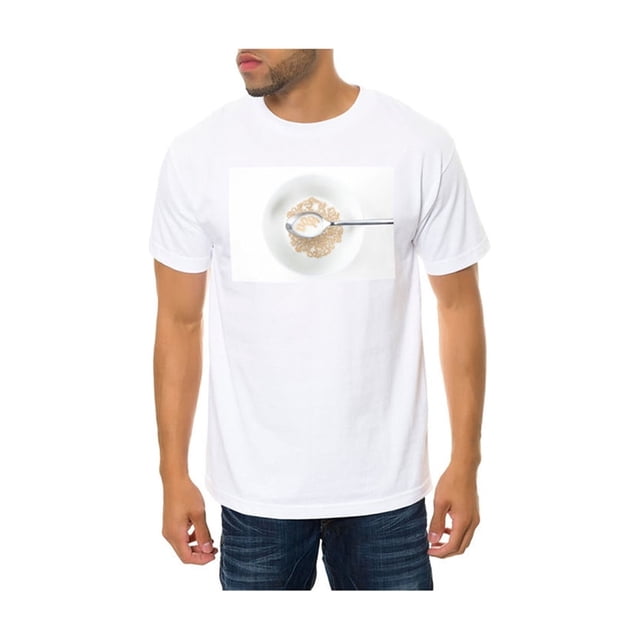 Camiseta gráfica DOPE The Cereal para hombre blanca pequeña