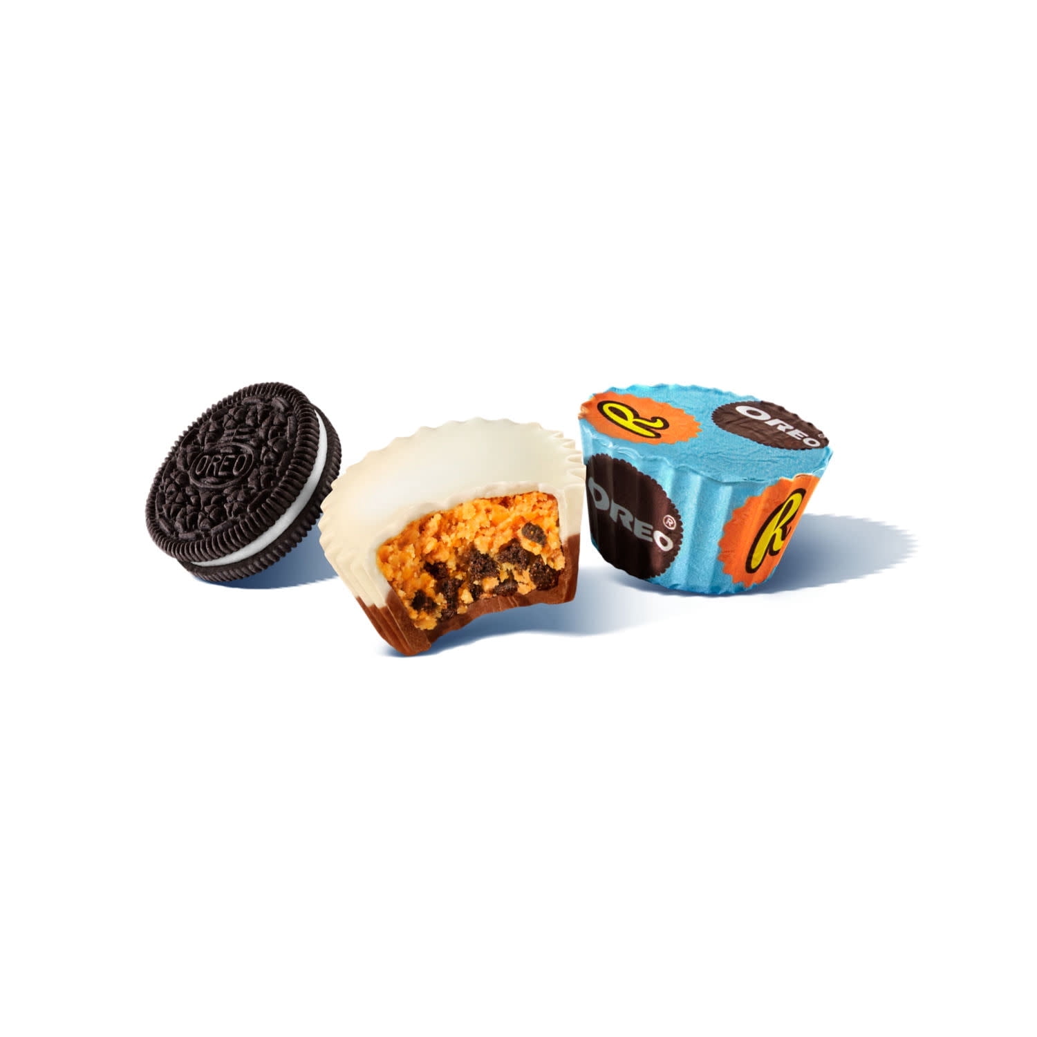Reese's OREO Miniatures Milk Chocolate and White Creme Peanut Butter Cups Candy, Share Pack 9 oz