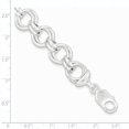 thumbnail image 2 of 925 Sterling Silver Link Bracelet Chain Fancy, 2 of 6