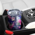 thumbnail image 5 of 20 Oz Pioneer Flower Coffee Tumbler Double Wall Insulated Stainless Steel Water Bottle | Metal Reusable Thermoses Flask with Cup Cap | Leak & Sweat Proof with Anti-Dust Lid, 5 of 7