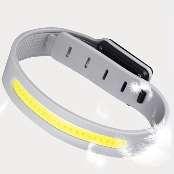 Brazalete De Luz Led Para Correr De Noche Ciclismo Correr Brazo Cinturón Luz COB LED Deporte al aire libre Luz Silicona Toque Hebilla