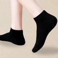 thumbnail image 2 of 10 pares de calcetines náuticos invisibles de corte bajo de silicona antideslizantes de verano calcetines tobilleros invisibles Color sólido Casual transpirable, 2 of 5