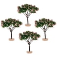 thumbnail image 6 of MLINS Miniature Landscape Trees for Decor with Vivid Road Tree Look Assorted Color Plastic Wood 4pcs, 6 of 8