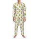 thumbnail image 3 of Balery Avocado Playing Music Pijama para Hombre de Dos Piezas con Manga Larga, Conjunto de Dormir y Descanso Suave con Bolsillos-Large, 3 of 7