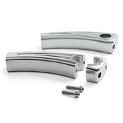 Krator 5.5" Chrome Motorcycle Handlebar Pullback Riser Compatible with Yamaha Road Star Warrior Midnight XV