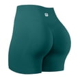 thumbnail image 6 of NELEUS Womens Workout Shorts High Waist Athletic No Front Seam Scrunch Butt Yoga Shorts 1 Pack, Dark Green, US Size L, 6 of 7