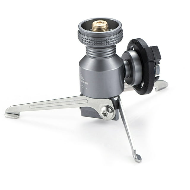 Adaptador Trípode Adaptador de recipiente de butano Conector de estufa de gas plegable Conector de s campingmoon Adaptador