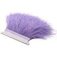thumbnail image 1 of 2m Ostrich Feathers Trim Plumes Ribbon Selvage, 1 of 5