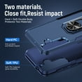 thumbnail image 4 of Designed for Samsung Galaxy A05s Case, Military-Grade Drop Protection, Shockproof Phone Case Cover, Magnetic Car Mount Ring Kickstand Bumper Hard Case for Samsung Galaxy A05s, Blue, 4 of 10