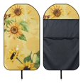 thumbnail image 6 of Chririnla Car Seat Towel Cover Waterproof, Compatible with Van Truck Seat, Terry Cloth Car Seat Cover Fit for Trucks Vans(Sunflowers Theme 1pc), 6 of 7