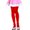 Red, variant on LAVRA Girl's Solid Tights Soft Polyester Full Length Stretchy Stockings