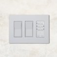 thumbnail image 4 of Maxxima 3 Gang Decorative Screwless Wall Plate, White (10 Pack), 4 of 5