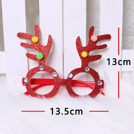 Christmas Decoration Adult children Cartoon Party Glasses Frame Rich Atmosphere