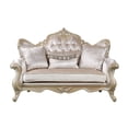 thumbnail image 3 of ACME Libertee Fabric Upholstered Loveseat with 3 Pillows in Beige/Champagne, 3 of 8