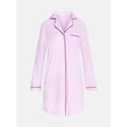 thumbnail image 6 of Joyspun Women's Dreamy Soft Collection Notch Collar Sleepshirt with Long Sleeves, Sizes XS-3X, 6 of 6