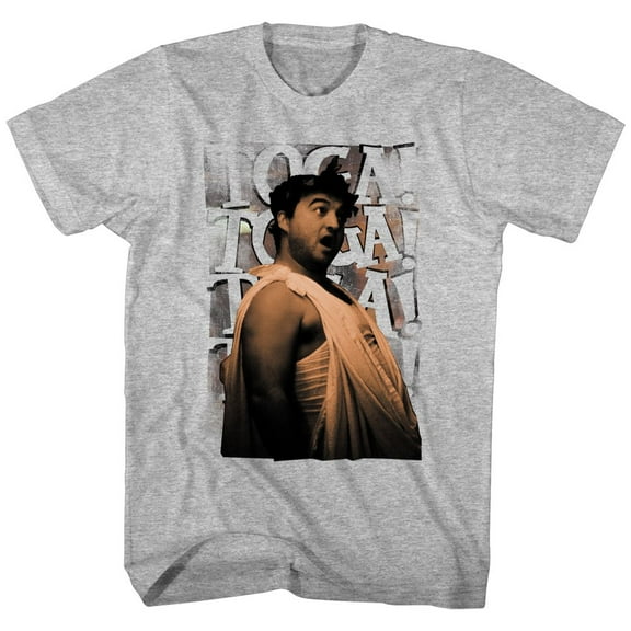 Animal House Toga Chant Gray Heather Adult T-Shirt 5Xl