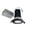 Black, variant on Nora Lighting NM2-2RDCS8527MPW M2 Led Canless Recessed Fixture 2" Shower Trim - White