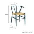 thumbnail image 4 of Side Dining Chair, Blue, Wood, Bar Pub Cafe Bistro Dining Kitchen Hospitality Restaurant, Modern Contemporary, HB37812, 4 of 10