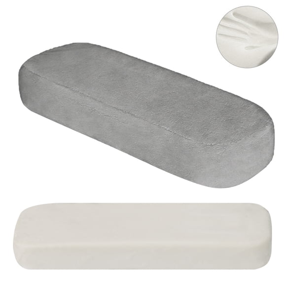 Housses d'Accoudoirs de Chaise Coussinet d'Accoudoir avec Oreiller pour Coude pour Pression de l'Avant-bras Housses d'Accoudoirs pour Chaises Fauteuil Roulant Confortable Chaise de Jeu Canapé Support Bureau d'Ordinateur Housse de Fauteuil Roulant Bureau pour Conducteur Automobile