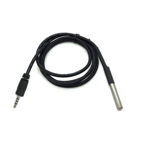 Water Temperature Sensor Attachment - Sonoff Sensor Smart Home Waterproof Temperature Humidity Transmitter for TH10/TH16 Switch