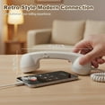 thumbnail image 3 of Retro Phone Handset, 2026 New Retro Phone Handset for Phone,  Microphone & Speaker,  for Cell Mobile Video Conferences, Calls, Meetings (Red), 3 of 8