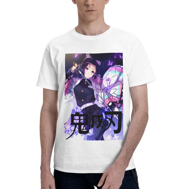 Camiseta de Manga Corta para Hombres Kimetsu no Yaiba
