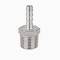 thumbnail image 1 of jinwen Various Stainless Steel Male Threaded Pipe Fitting Barb Hose Tail Connector Fuel, 1 of 9