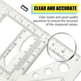 thumbnail image 3 of FOLOYORI Multi-Functional Measuring Ruler Set, Plastic, Assorted Colors, Ideal for Teachers and Classroom Use, 3 of 7