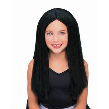 Black on sale wig child