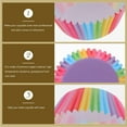thumbnail image 4 of TEHAUX Baking Cup Assorted Color for Cupcakes Muffins 1000Pcs 1.97x1.97x1.18in, 4 of 6