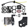 thumbnail image 5 of Power Brushcutter Carburetor For Honda GX25 GX35 Whipper Snipper Grass Strimmer Air Filter Fuel Line Carburetor Rebuild Kit, 5 of 6