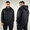 Black, variant on GINGTTO Men's 2 Piece Jacquard Hoodie & Joggers Set Textured Streetwear Spring Casual Outfits