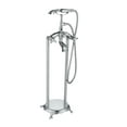 thumbnail image 1 of FixtureDisplays® Floor Mount Free-standing Bathtub Shower System Bathroom Shower Faucet Set  15665, 1 of 5