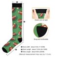 thumbnail image 3 of FORMRS Womens Knee High Socks Casual Long Thick Travel Daily Wear, 2 Pairs, American Footballs, 3 of 6
