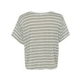 thumbnail image 3 of BELLA + CANVAS Women’s Flowy Boxy Tee in Athletic Heather/ White M | 8881, 3 of 3