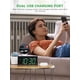 thumbnail image 4 of Alarm Clock for Bedroom, 7.5" Large Display LED Digital Clock with 7 Color Night Light,USB Phone Charger,Dimmer,Battery Backup,Easy to Set Loud Bedside Clock for Heavy Sleepers Adult Teen Kid Boy Girl, 4 of 4