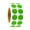 Green, variant on Multifunctional Dots Sticker Color Coding Labels Round Colored Dots Sticker Colorful Circles Sticker for Office