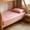 Pink, variant on YAMB 39x79in Cotton Fitted Sheet, Breathable Cooling Solid Color Mattress Protector Cover, Skin-Friendly Comfort Bed Sheet with Deep Pocket for Dormitory Bedroom, Fits 0.79–3.94in Thick Mattress