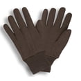 thumbnail image 2 of 12-Pack of Cordova 1400P Standard Weight Work Gloves, Brown Jersey, Clute Cut, Knit Wrist, Large, 2 of 2