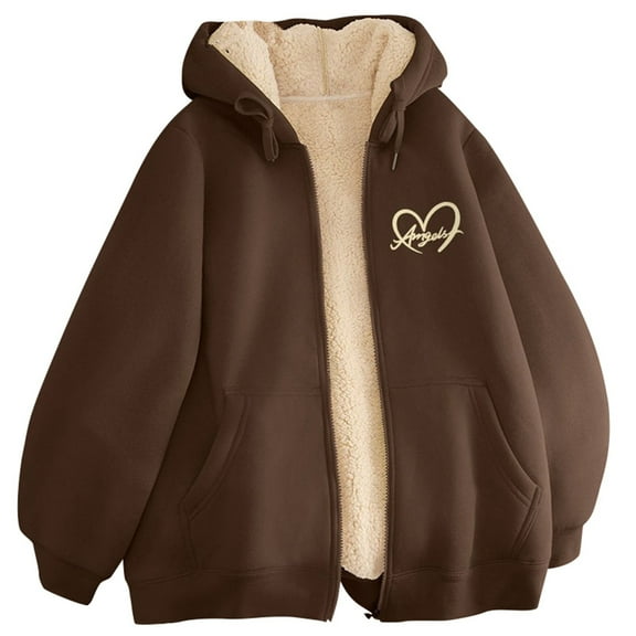 sususu Hoodies for Men 4Xl Winter Warm Jacket Hooded Sweatshirt For Outdoor Activities And Casual Wear,Coffee,L