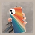 thumbnail image 3 of Retro 70s Stripes Case Compatible with iPhone 11,Unique Art Design TPU Bumper Cover Case, 3 of 6