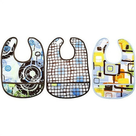 Kushies Lightwt Waterproof Inf Bib 3 Pk
