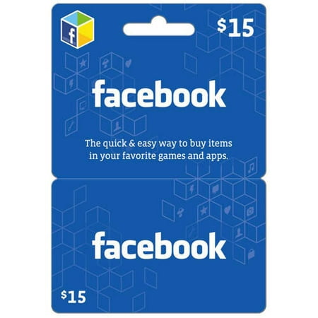 Facebook $15 eGift Card (Email Delivery) - Walmart.com