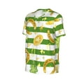 thumbnail image 6 of Fotbe Watercolor St Patrick Day Baseball Jersey Shirt for Men and Women, Casual Short Sleeves Button Down T-Shirt-4X-Large, 6 of 9