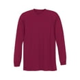 thumbnail image 2 of A4 Cooling Performance Long Sleeve Crew For Men in Cardinal | N3165, 2 of 2