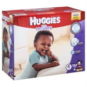HUGGIES Little Movers Diapers Step 4, Economy Plus, 152 ct