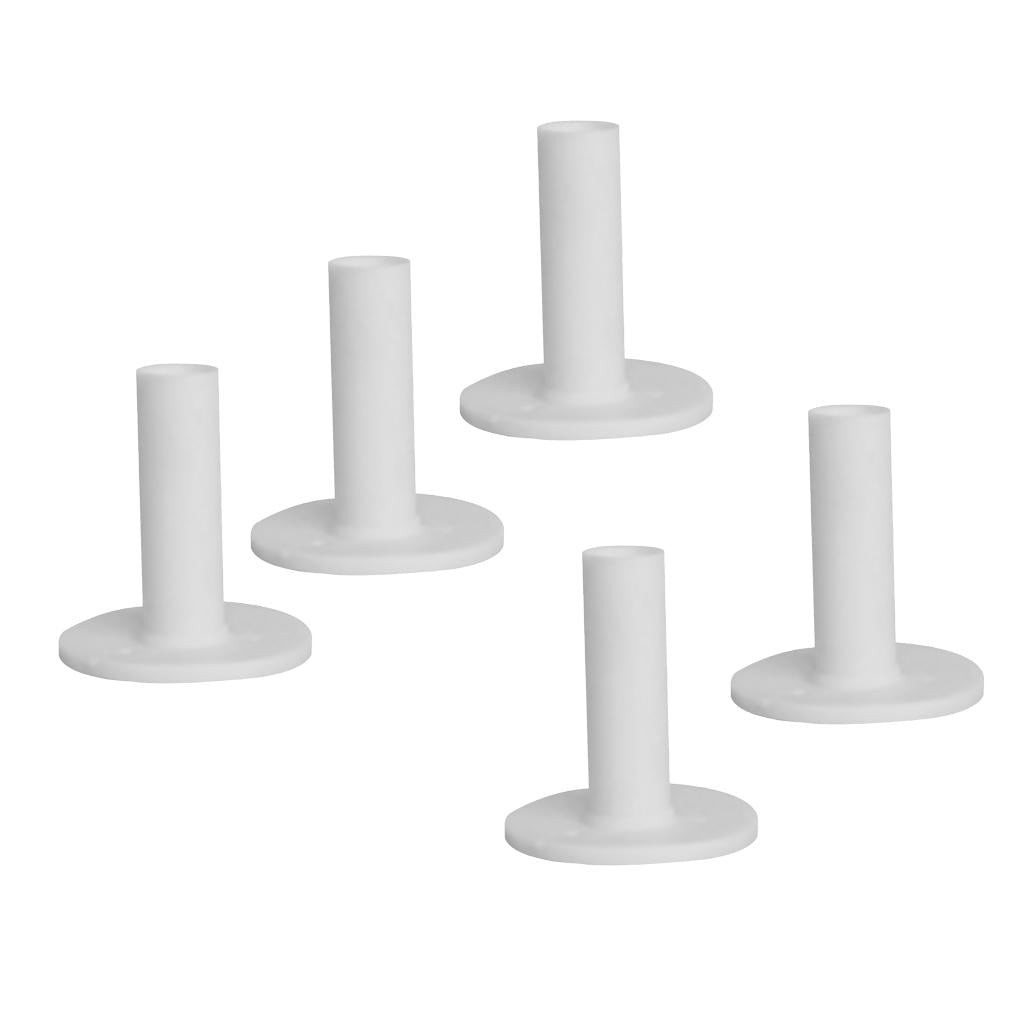 harayaa 3x5 Pieces Rubber Golf Driving Range Practice Tee Holder Tees Divot Tool White 3 Pcs