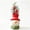 Snowman, variant on 6.29 Inch Christmas Santa Head Figurine, Resin Holiday Tabletop Decor with Artificial Red Berries and Pine, Festive Winter Home Ornament for Mantel Shelf, Xmas Party Gift