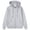 Light Gray, variant on Delconic Womens Fleece Lined Zip Up Hoodie Long Sleeve Drawstring Hooded Sweatshirt Loose Fit Casual Jacket Outerwear Army Green L